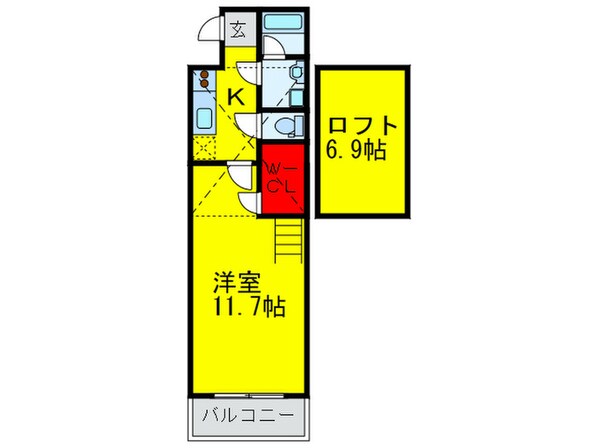 フジパレス堺老松町Ⅲ番館の物件間取画像